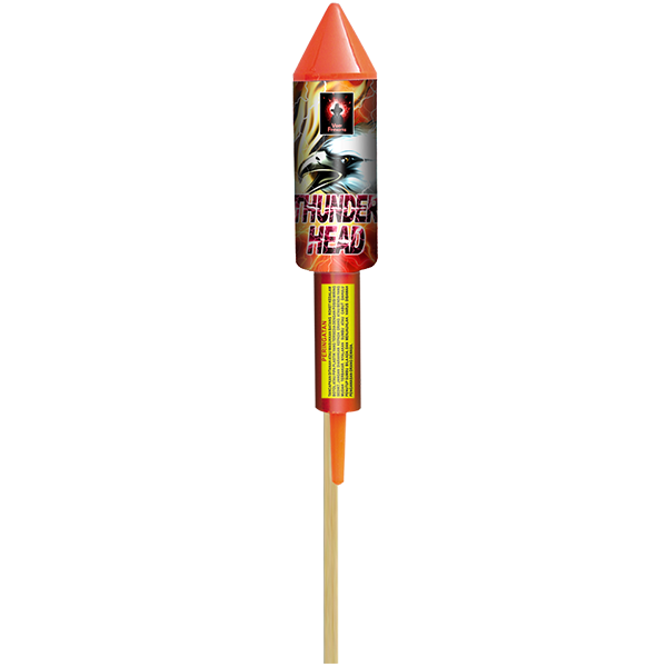 Single Thunder Head rocket fireworks
