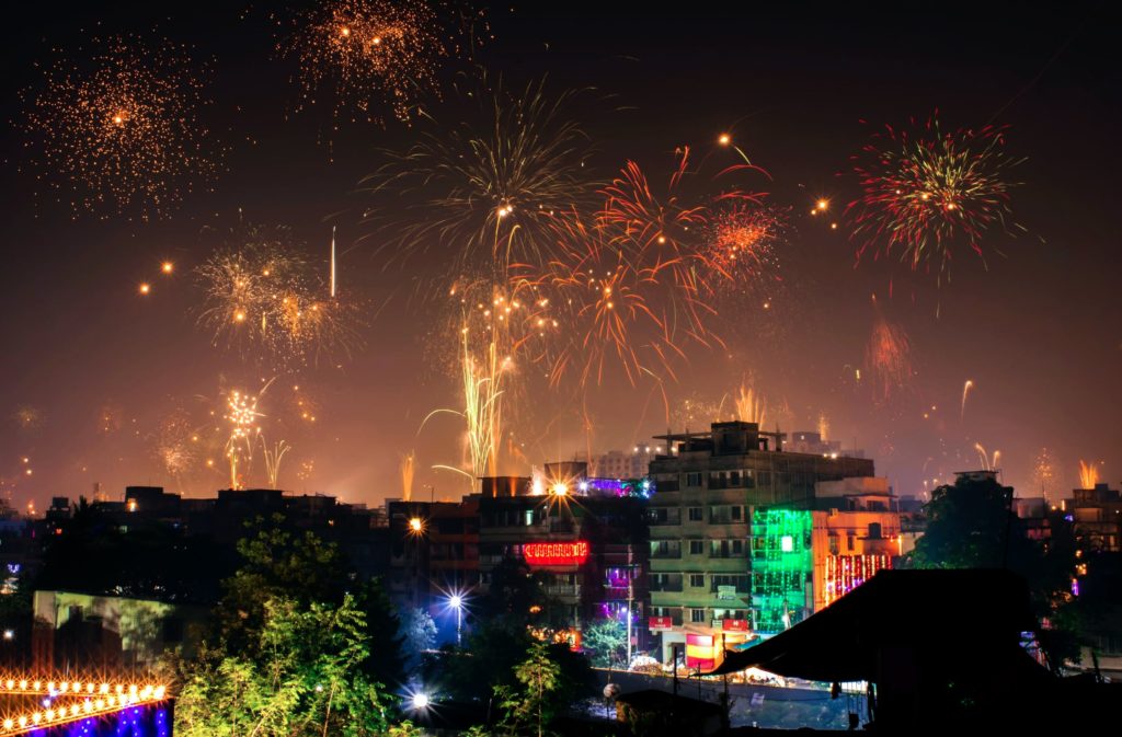 Diwali fireworks