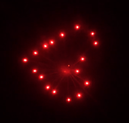 Heart Shaped Firework for special occasions