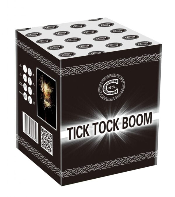 Tick Tock Boom Barrage Cake Firework