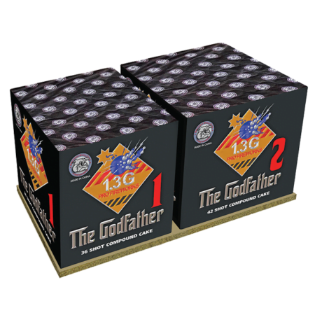 The Godfather Firework Pack of 2 Cakes